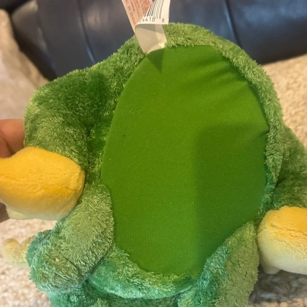 Dan Dee collectors choice plush Adorable Green Frog Kids Bag with Yellow Details